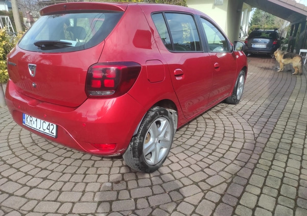 Dacia Sandero cena 25500 przebieg: 59500, rok produkcji 2017 z Kraków małe 67